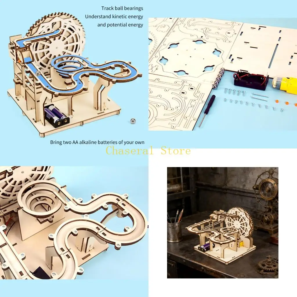 E7CE Wooden Marble Bead Construction Craft Kits Physics Learning Toy For Children Mechanical Principles STEM Educational Toy
E7CE Wooden Marble Bead Construction Craft Kits Physics Learning Toy For Children Mechanical Principles STEM Educational Toy
