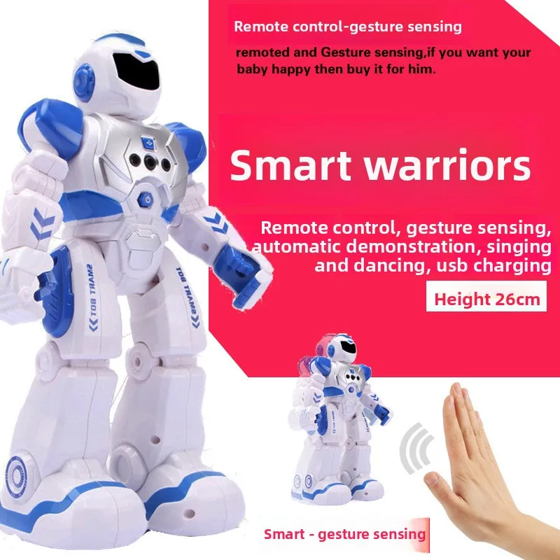 Gesture sensing mechanical police dancing intelligent machine infrared remote control children's early education smart toys
Gesture sensing mechanical police dancing intelligent machine infrared remote control children's early education smart toys