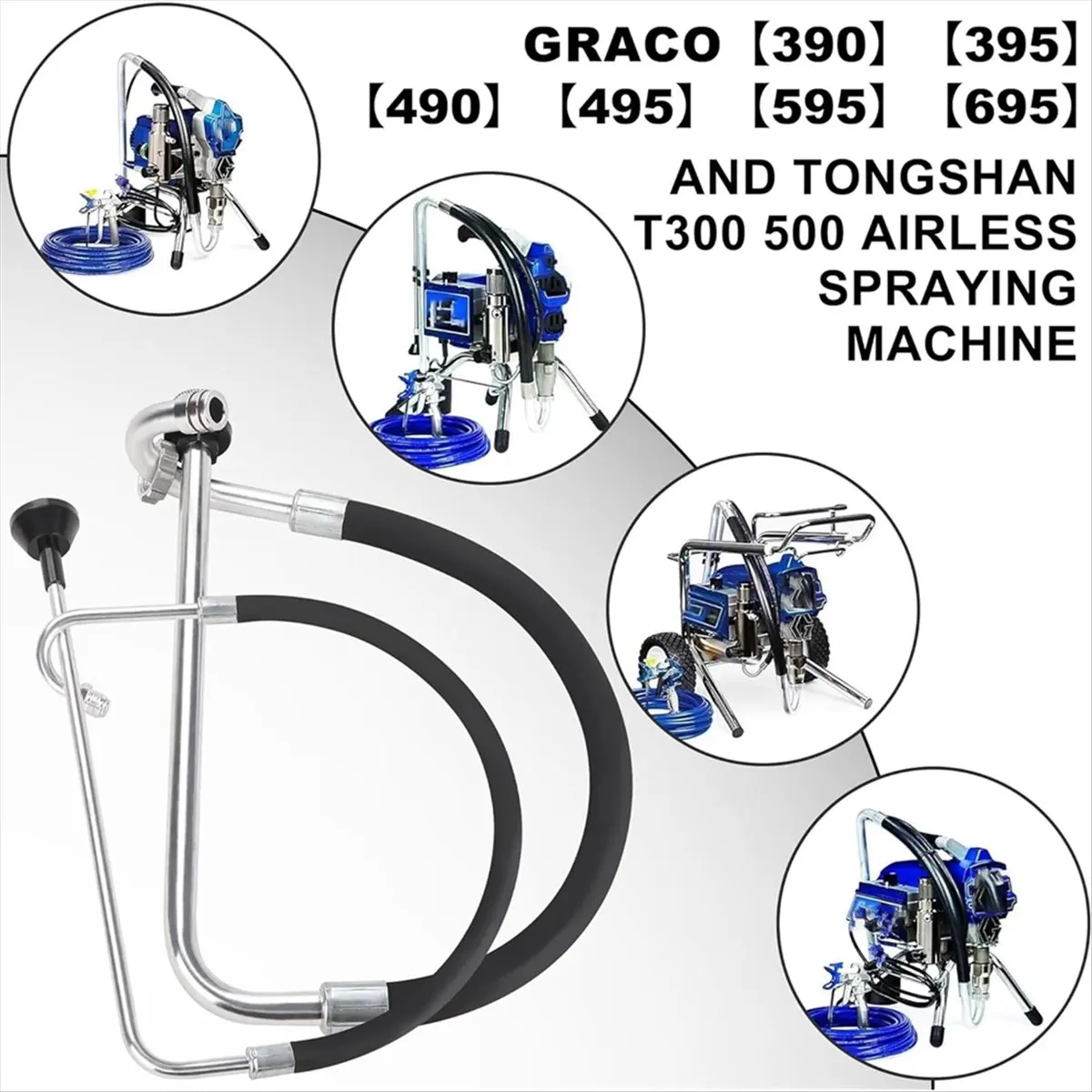 ABPP -Stainless Steel Suction Hose and Reflux Line Sets, Airless Paint Sprayer-Accessories for 390 395 490 495 595 695
ABPP -Stainless Steel Suction Hose and Reflux Line Sets, Airless Paint Sprayer-Accessories for 390 395 490 495 595 695