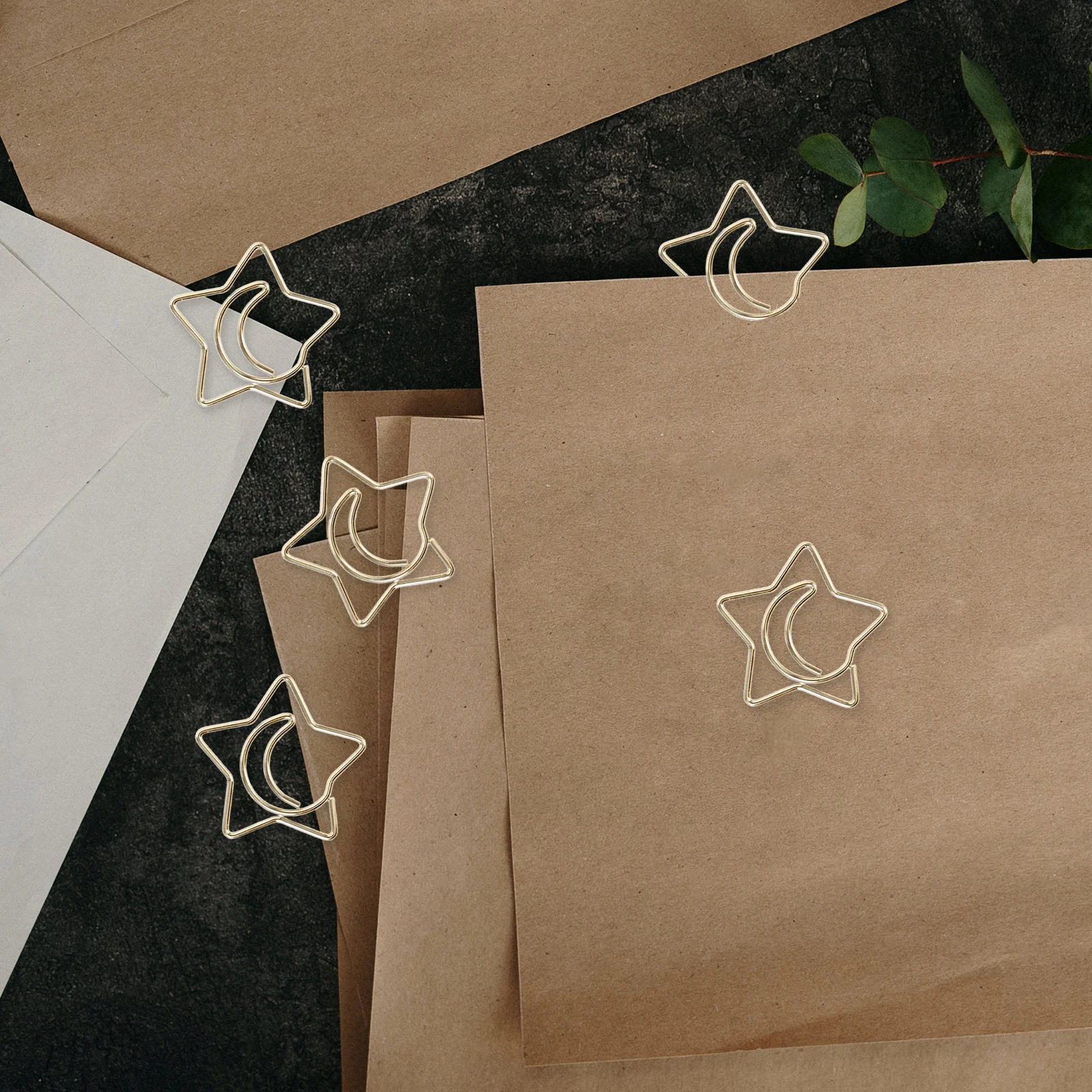 60pcs Star Moon Paper Clips Mini Exquisite Bookmarks Strong Clamping Office Supplies Document Organizer Cute Stationery 
60pcs Star Moon Paper Clips Mini Exquisite Bookmarks Strong Clamping Office Supplies Document Organizer Cute Stationery