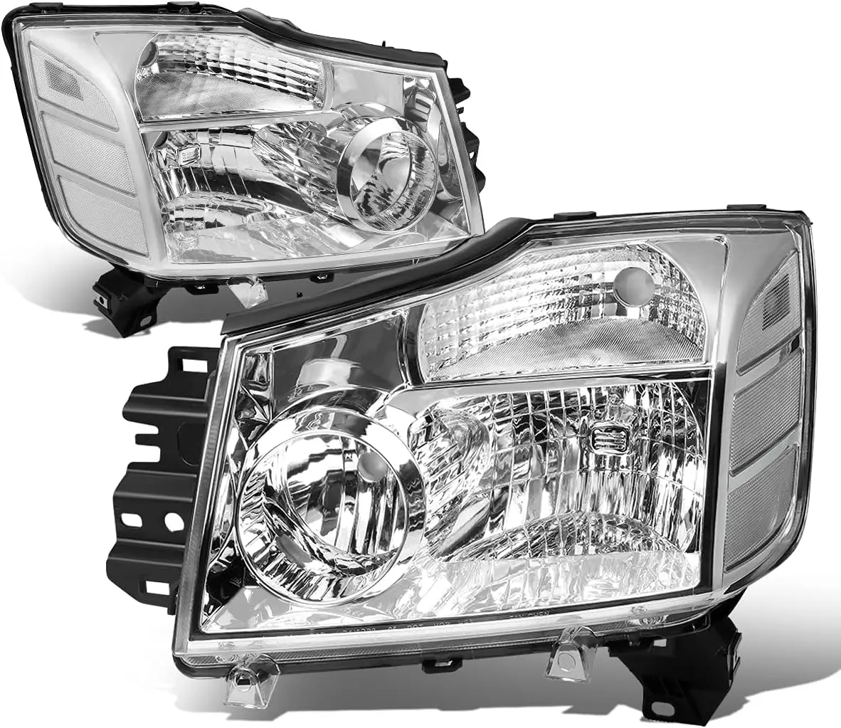 Фары в сборе, совместимые с Nissan Titan Armada 2004-2015 годов, замена галогенных фар со стороны водителя и пассажира, NI25
Фары в сборе, совместимые с Nissan Titan Armada 2004-2015 годов, замена галогенных фар со стороны водителя и пассажира, NI25