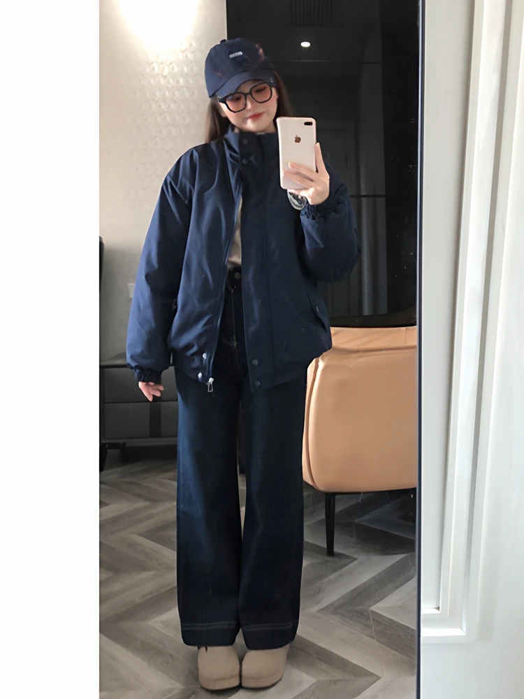 Куртка Sumui50 осенне-зимняя, повседневная, синяя, с высоким воротником, на молнии, для увеличения роста, теплая верхняя одежда для женщин
Куртка Sumui50 осенне-зимняя, повседневная, синяя, с высоким воротником, на молнии, для увеличения роста, теплая верхняя одежда для женщин