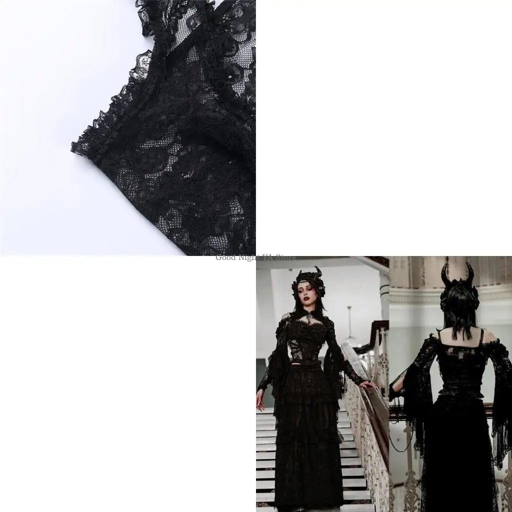 Универсальная прозрачная накидка для женщин, укороченный топ с вырезом, топ с расклешенными рукавами
Универсальная прозрачная накидка для женщин, укороченный топ с вырезом, топ с расклешенными рукавами