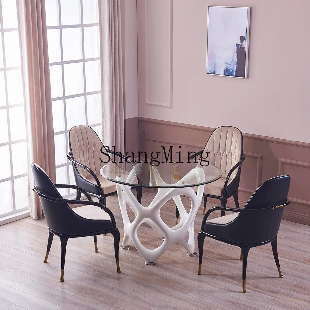 ZJH marble table combination modern simple small apartment dining chair dining table household dining table and chairs
ZJH marble table combination modern simple small apartment dining chair dining table household dining table and chairs