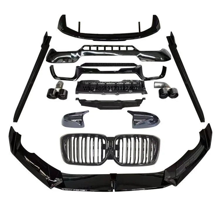 X3 G01 LCI Gloss Black BodyKit PP Plastic Car Front Bumpers Lip Grille Mirror Cover Diffuser Spoiler for X3 G01 2021-IN
X3 G01 LCI Gloss Black BodyKit PP Plastic Car Front Bumpers Lip Grille Mirror Cover Diffuser Spoiler for X3 G01 2021-IN