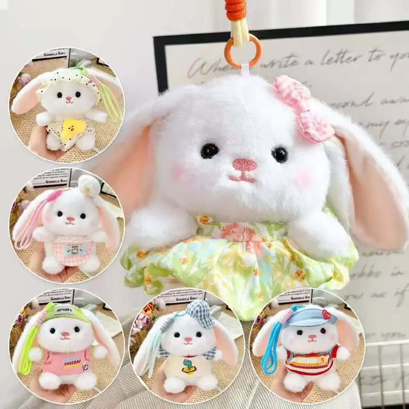 Мягкая плюшевая игрушка-брелок 15 см: милый кролик в одежде, коала, подвеска для сумки, компаньон для стола, модные игрушки, подарки-сюрпризы
Мягкая плюшевая игрушка-брелок 15 см: милый кролик в одежде, коала, подвеска для сумки, компаньон для стола, модные игрушки, подарки-сюрпризы