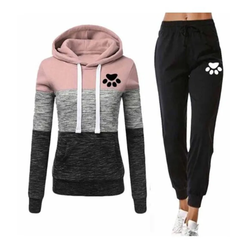 Woman 2-Piece Set Spring Autumn Running Tracksuit Patchwork Hoodie+Pants Suit Long Sleeve Sweatshirts and Trousers Sports Suit
Woman 2-Piece Set Spring Autumn Running Tracksuit Patchwork Hoodie+Pants Suit Long Sleeve Sweatshirts and Trousers Sports Suit