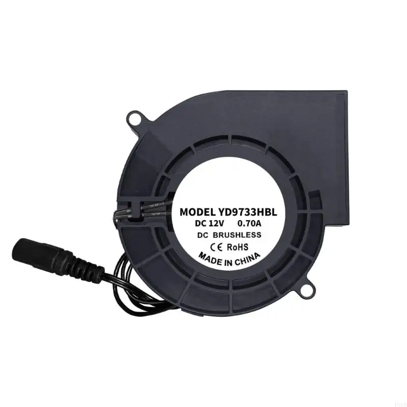 P9FB Compact 12V Brushless Blower Fan 97mm Ball Bearing Centrifugal Fan for Computer Cooling and BBQ Smoker Ventilation
P9FB Compact 12V Brushless Blower Fan 97mm Ball Bearing Centrifugal Fan for Computer Cooling and BBQ Smoker Ventilation