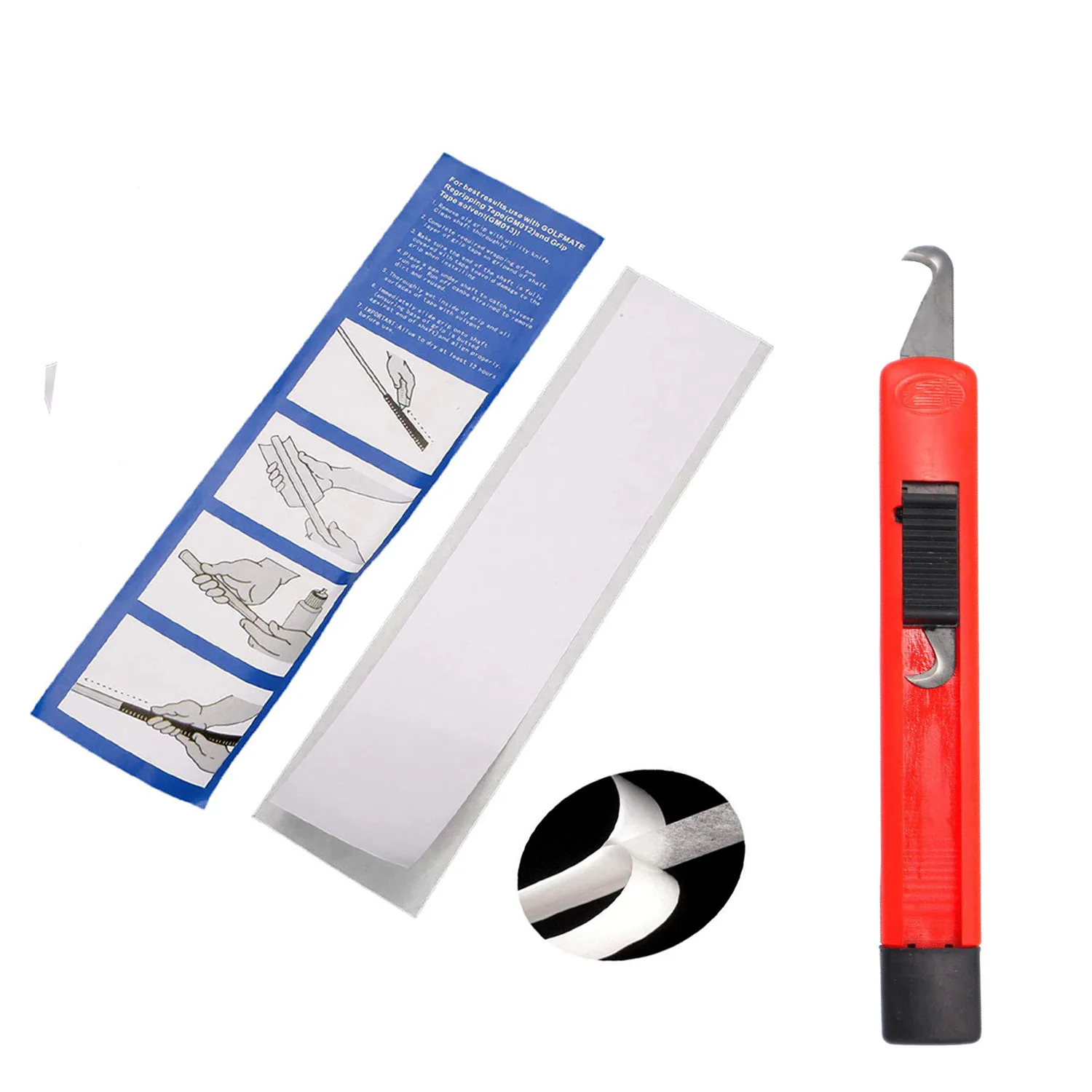 Golf Club Grip Replacement Tool, Combination Set Replacement Grip, Double Sided Tape Hook Rubber Clamp
Golf Club Grip Replacement Tool, Combination Set Replacement Grip, Double Sided Tape Hook Rubber Clamp