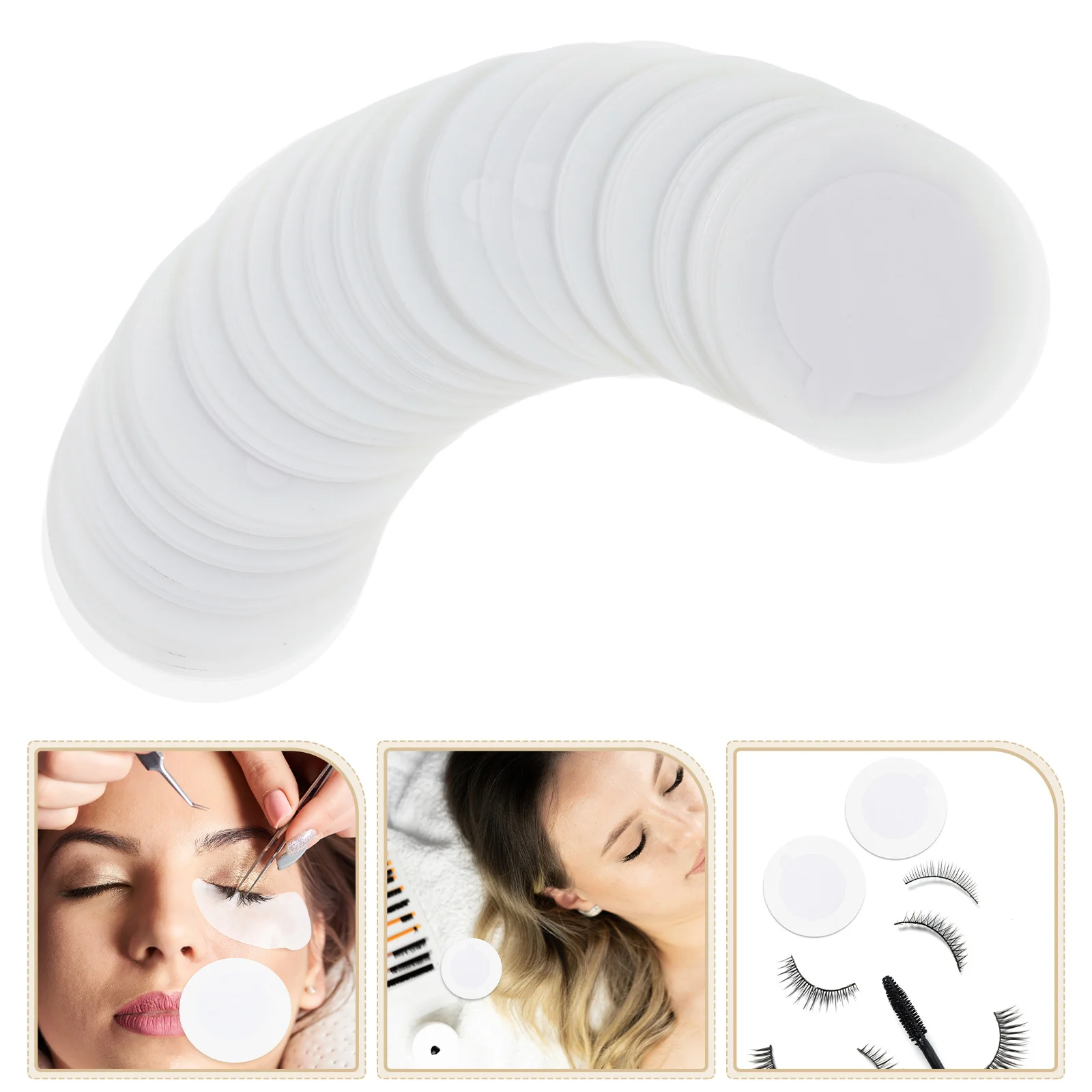 100Pcs Eyelash Holder Pads Adhesive Backing Disposable Tray for Lash Extensions False Lash Application Efficient Salon Use
100Pcs Eyelash Holder Pads Adhesive Backing Disposable Tray for Lash Extensions False Lash Application Efficient Salon Use
