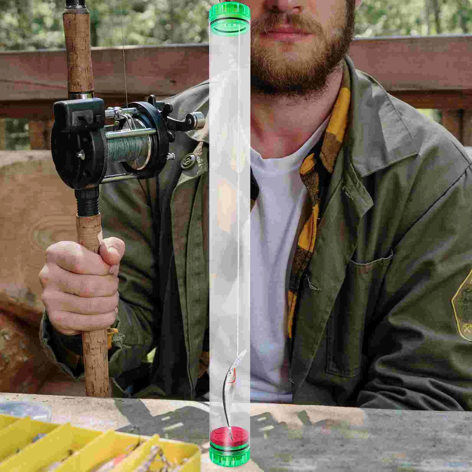 2 Pcs PVC Transparent Fish Float Tubes 50cm Random Color Floats ganizer Sponge Easy Open Close Portable
2 Pcs PVC Transparent Fish Float Tubes 50cm Random Color Floats ganizer Sponge Easy Open Close Portable