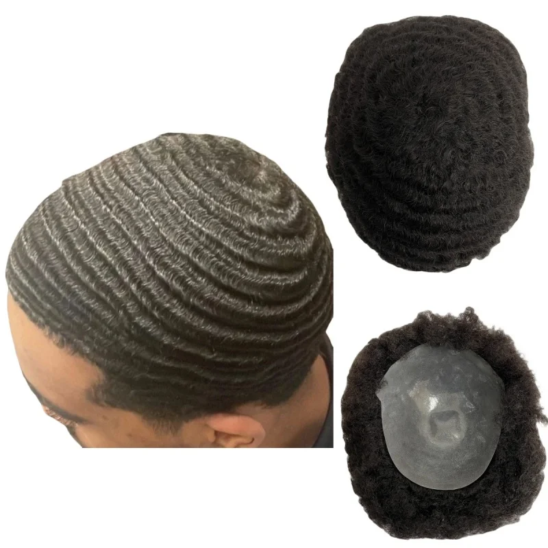 10mm Wave Peruvian Virgin Human Hair Hairpieces #1 Jet Black Short Hair Topper 8x10 Full Knots PU Toupee for Black Woman
10mm Wave Peruvian Virgin Human Hair Hairpieces #1 Jet Black Short Hair Topper 8x10 Full Knots PU Toupee for Black Woman