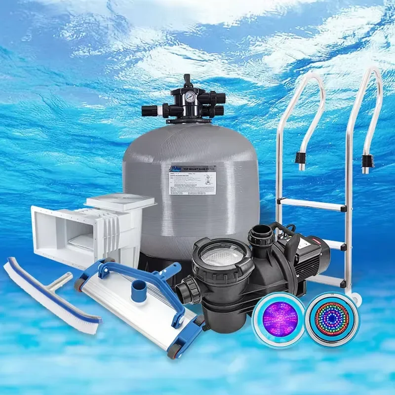 Whole Set Swimming Pool Equipment Accessories for Pool Maintenance and Operation
Whole Set Swimming Pool Equipment Accessories for Pool Maintenance and Operation