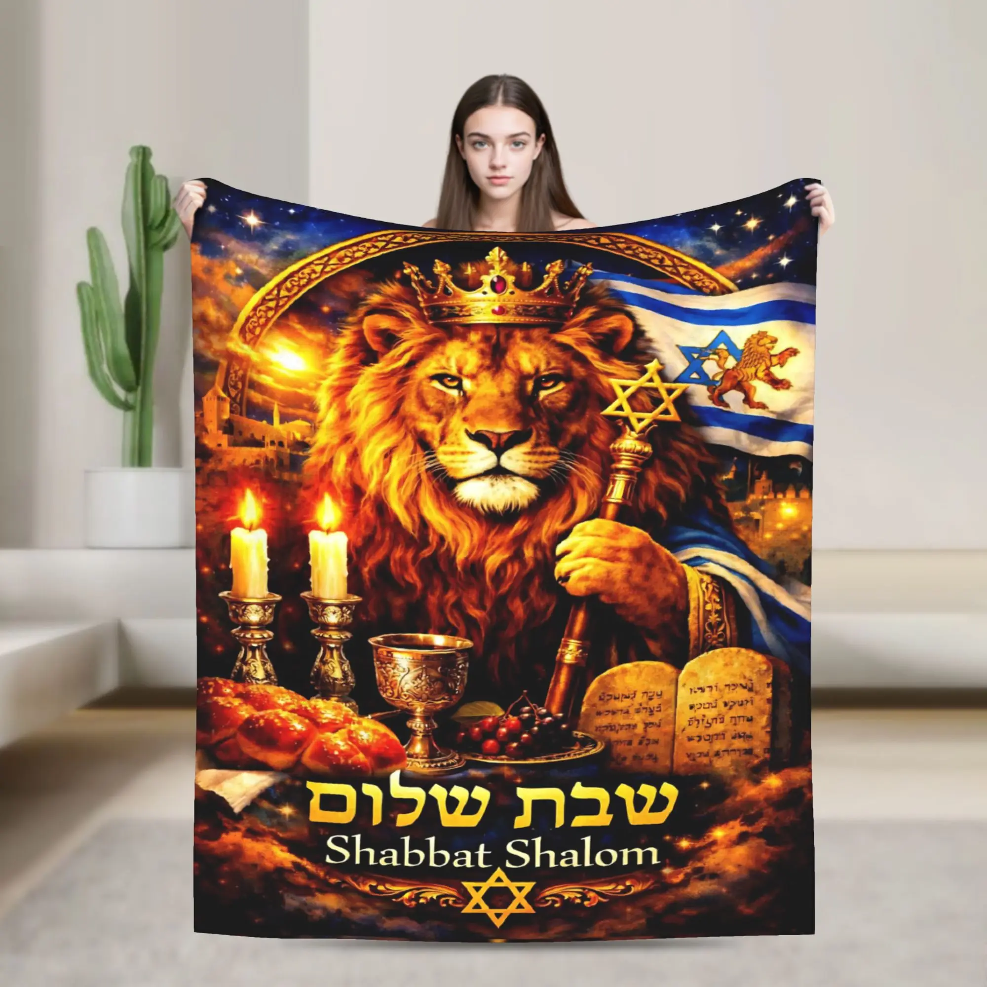 Jewish Passover Lion Blanket Quality Super Soft Throw Blanket Winter Travel Outdoor Aesthetic Bedspread
Jewish Passover Lion Blanket Quality Super Soft Throw Blanket Winter Travel Outdoor Aesthetic Bedspread