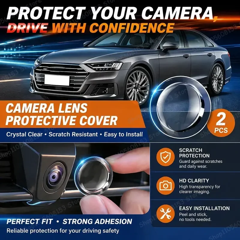 For Audi A8 D4 D5 2010–2026 360 Degree Reverse Camera Cover PC Lens Protector Scratch Resistant Adhesive Sticker Set 2pcs
For Audi A8 D4 D5 2010–2026 360 Degree Reverse Camera Cover PC Lens Protector Scratch Resistant Adhesive Sticker Set 2pcs