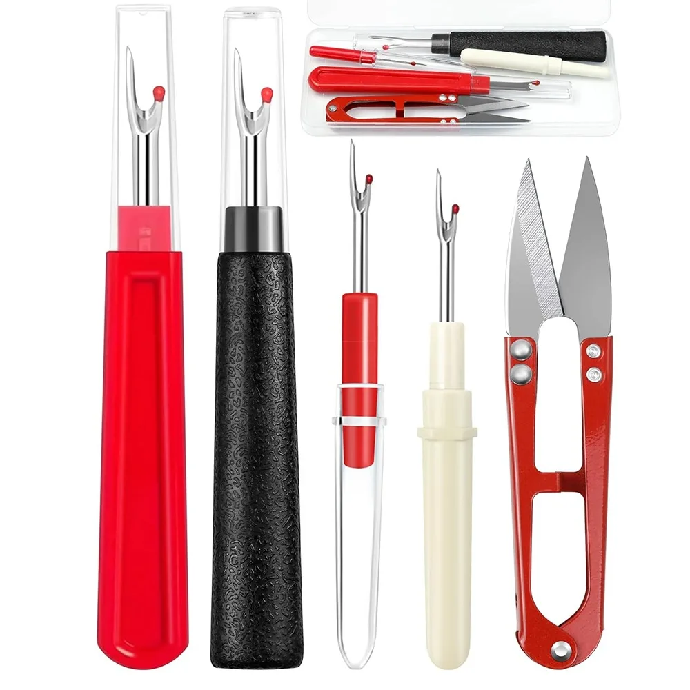 Easy Thread Removal Sewing Seam Set with Thread Snips Comfortable Grip Thread Remover Tools Wide Application Multi-functional
Easy Thread Removal Sewing Seam Set with Thread Snips Comfortable Grip Thread Remover Tools Wide Application Multi-functional