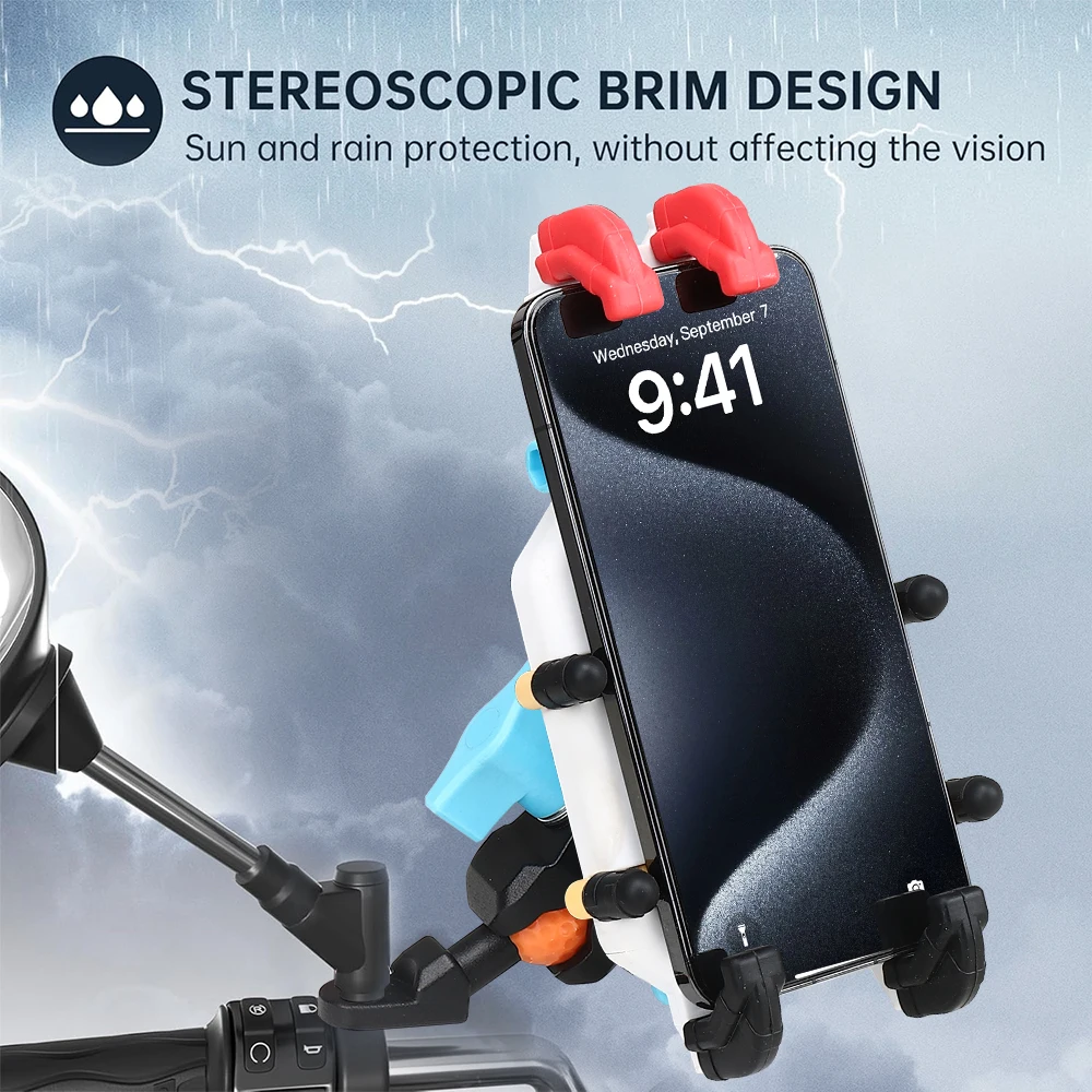 Multi-Purpose Vehicle Phone Bracket Anti-Vibration Design Universal for Motorcycle E-bike Cycling Navigation
Multi-Purpose Vehicle Phone Bracket Anti-Vibration Design Universal for Motorcycle E-bike Cycling Navigation
