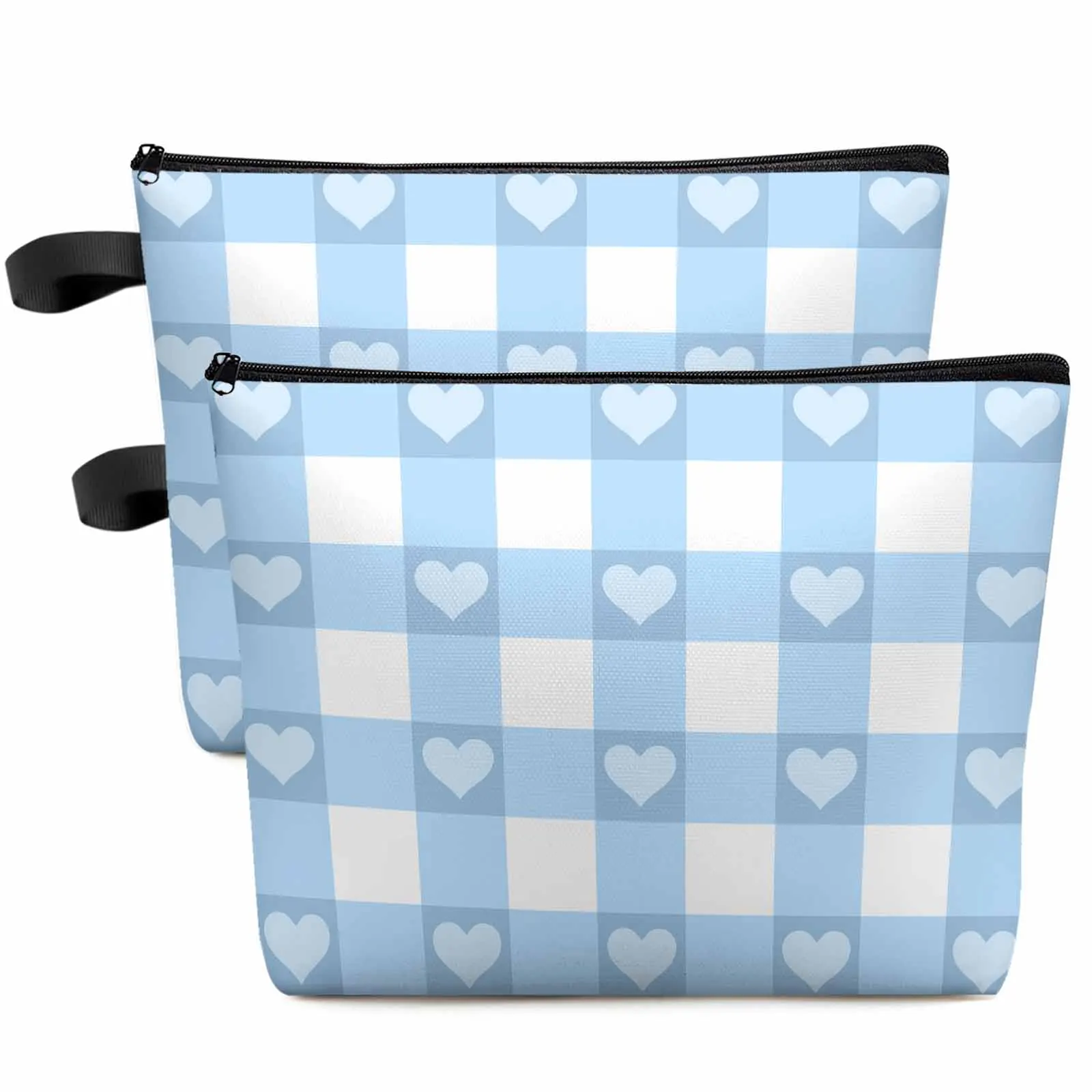 Blue Cute Love Theme Plaid Makeup Bag Pouch Travel Essentials Lady Women Cosmetic Bags Toilet Organizer Storage Pencil Case
Blue Cute Love Theme Plaid Makeup Bag Pouch Travel Essentials Lady Women Cosmetic Bags Toilet Organizer Storage Pencil Case