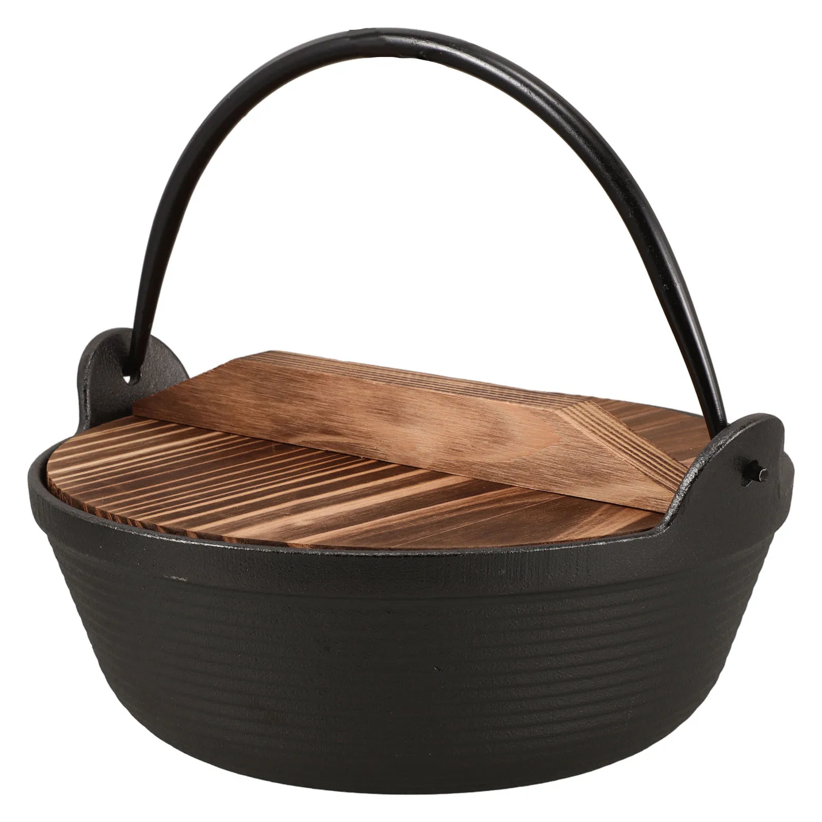 Cast Iron Pot Camping Cookware Outdoor Gear Japanese Style Stew Pot Thickened Coating Free Storage Suitable Adventure 
Cast Iron Pot Camping Cookware Outdoor Gear Japanese Style Stew Pot Thickened Coating Free Storage Suitable Adventure