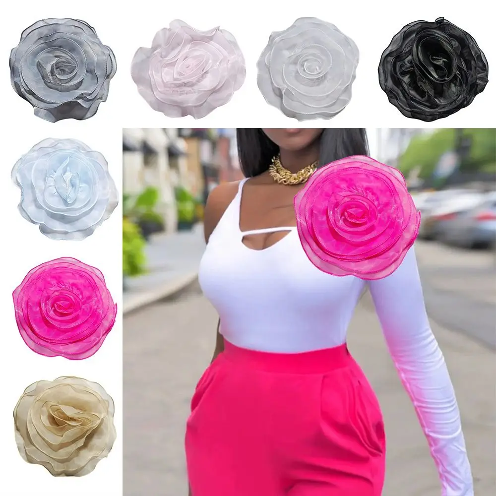 Fashion 27CM Brooch Fabric Artificial DIY Sewing Applique Rose Flower Patch Organza Chest Flower
Fashion 27CM Brooch Fabric Artificial DIY Sewing Applique Rose Flower Patch Organza Chest Flower