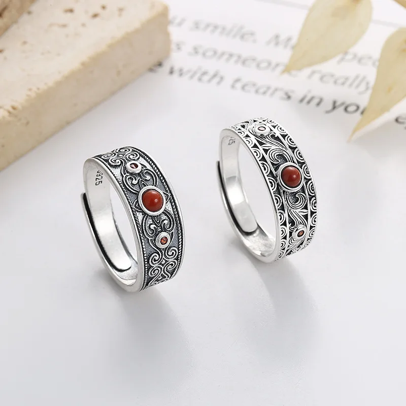 Buyee 925 Sterling Silver Flower Ring Finger Natural Carnelian Open Ring for Women Fashion Ethnic Fine Jewelry Circle with Box
Buyee 925 Sterling Silver Flower Ring Finger Natural Carnelian Open Ring for Women Fashion Ethnic Fine Jewelry Circle with Box