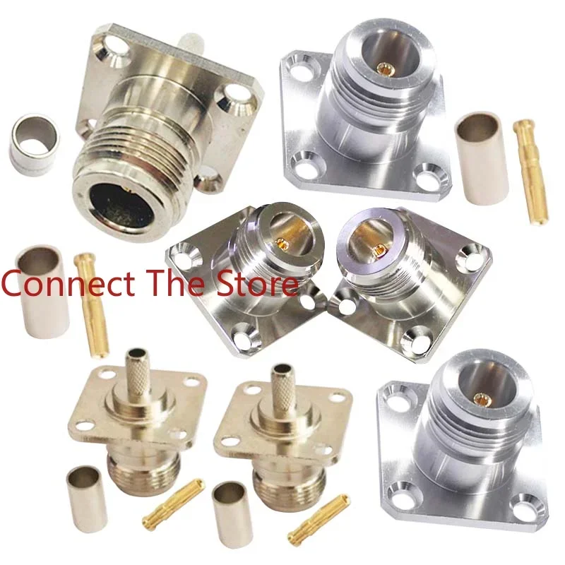 2PCS RF Coaxial Connector N-KF-1.5 L16 Female Seat With Four-hole Flange High-frequency 50Ohm
2PCS RF Coaxial Connector N-KF-1.5 L16 Female Seat With Four-hole Flange High-frequency 50Ohm