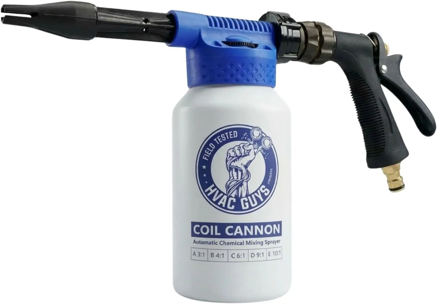 Auto Mix Coil Cleaner Sprayer | 5 Dilution Ratios | Foaming Wand | 2Qt Bottle | Hose Attachment
Auto Mix Coil Cleaner Sprayer | 5 Dilution Ratios | Foaming Wand | 2Qt Bottle | Hose Attachment