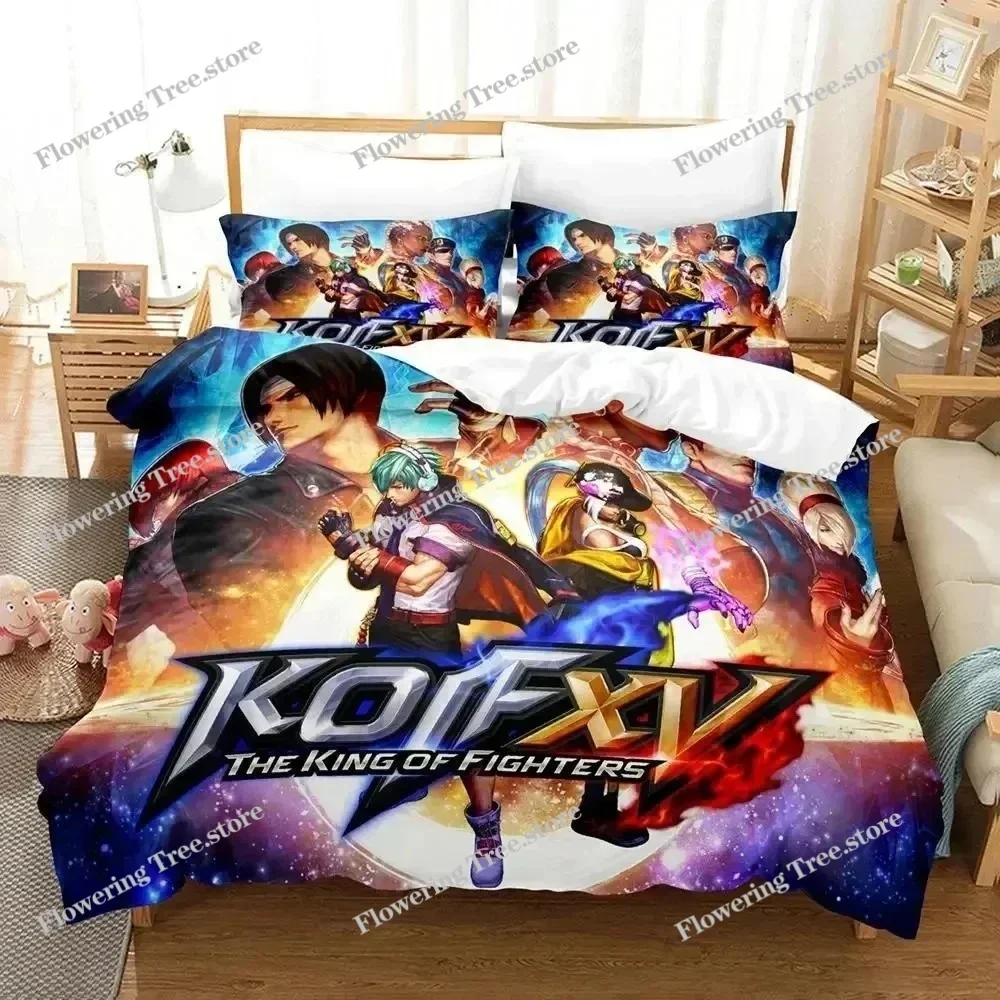 Anime The King Of Fighter Bedding Set Boys Girls Twin Queen Size Duvet Cover Pillowcase Bed Kids Adult Home Textile Customizable
Anime The King Of Fighter Bedding Set Boys Girls Twin Queen Size Duvet Cover Pillowcase Bed Kids Adult Home Textile Customizable