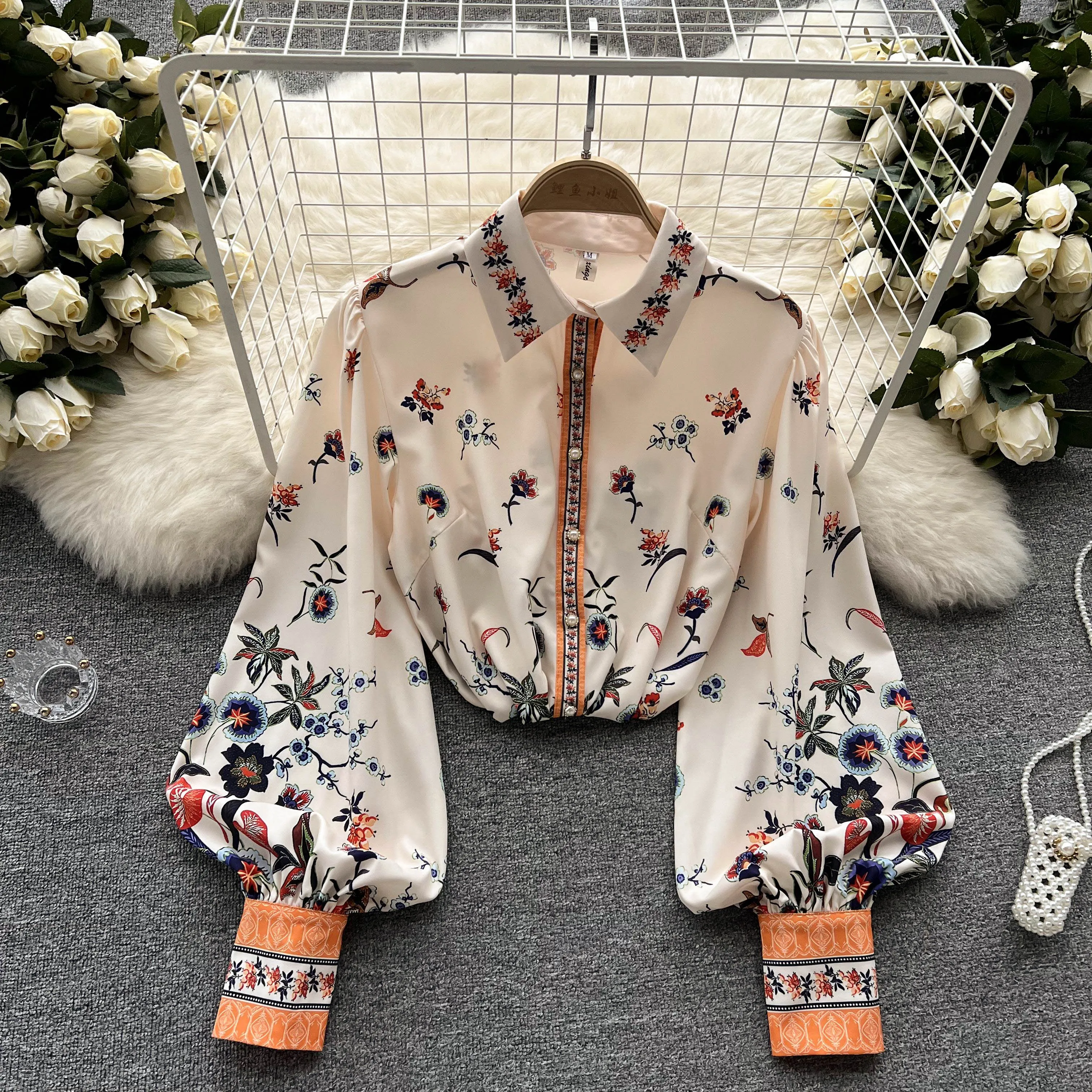 Korean Loose Print Long Sleeve Shirt Women New Fashion Spring Autumn Tops Mujer Elegant Party Camisas Para Mujer Blouse D769
Korean Loose Print Long Sleeve Shirt Women New Fashion Spring Autumn Tops Mujer Elegant Party Camisas Para Mujer Blouse D769