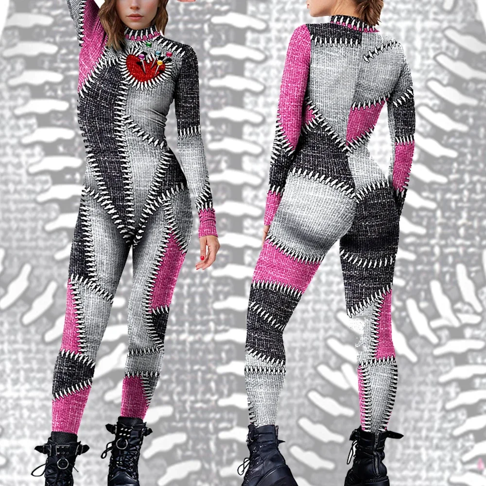 Witch Doll Halloween Costume Clown Cosplay Zentai Suit Women Sexy Bodysuit Adult Fancy Jumpsuit Festival Catsuit Party Clothes
Witch Doll Halloween Costume Clown Cosplay Zentai Suit Women Sexy Bodysuit Adult Fancy Jumpsuit Festival Catsuit Party Clothes