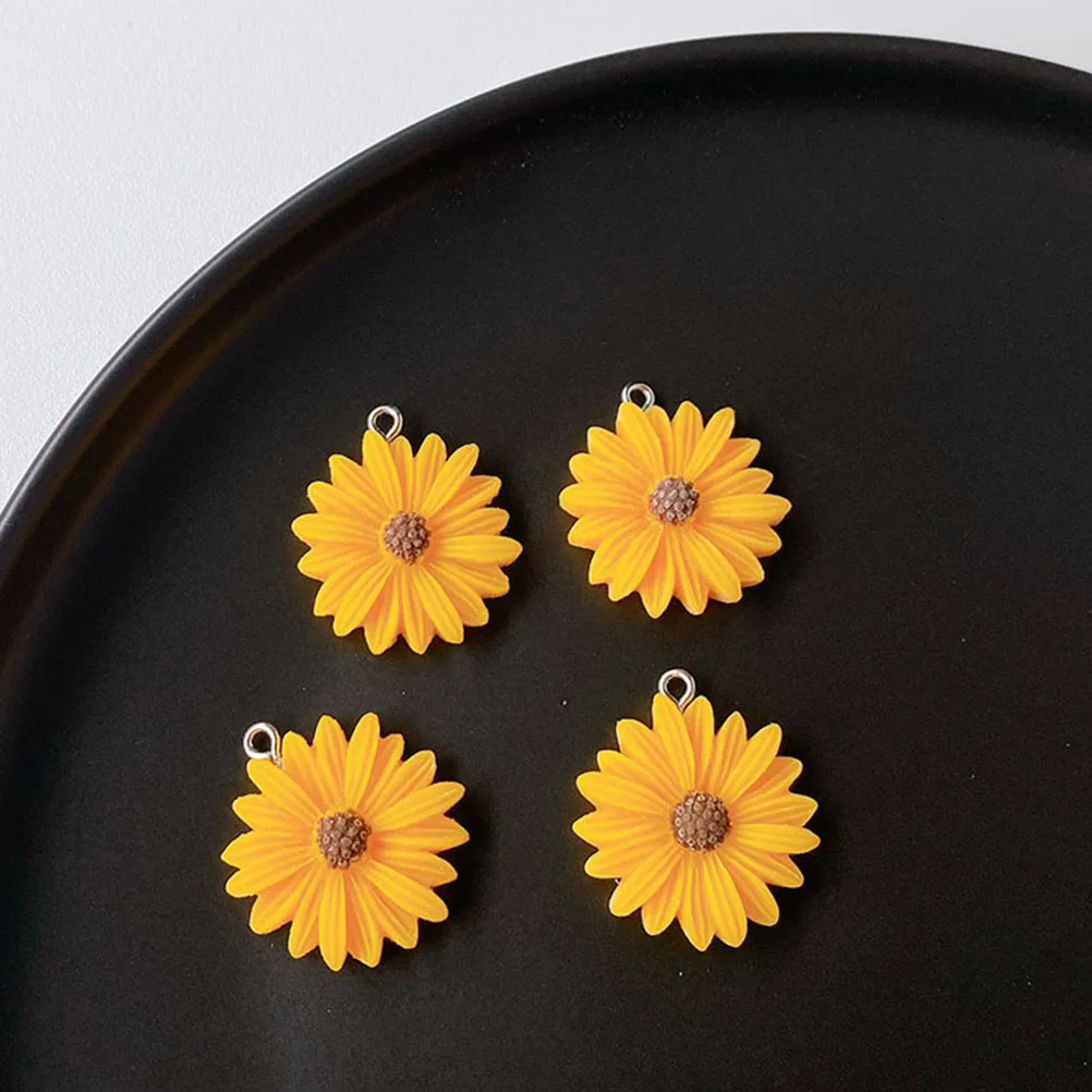 20pcs Daisy Pendant Necklace Accessories Resin Flowers Charms for DIY Crafts Jewelry Making White Yellow Beads Bracelet Earrings
20pcs Daisy Pendant Necklace Accessories Resin Flowers Charms for DIY Crafts Jewelry Making White Yellow Beads Bracelet Earrings