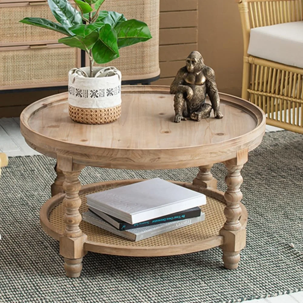 29,7-дюймовый деревянный круглый журнальный столик с полкой для хранения из ротанга, фермерский дом, французский деревенский деревенский 2-уровневый круглый журнальный столик, центральный стол
29,7-дюймовый деревянный круглый журнальный столик с полкой для хранения из ротанга, фермерский дом, французский деревенский деревенский 2-уровневый круглый журнальный столик, центральный стол