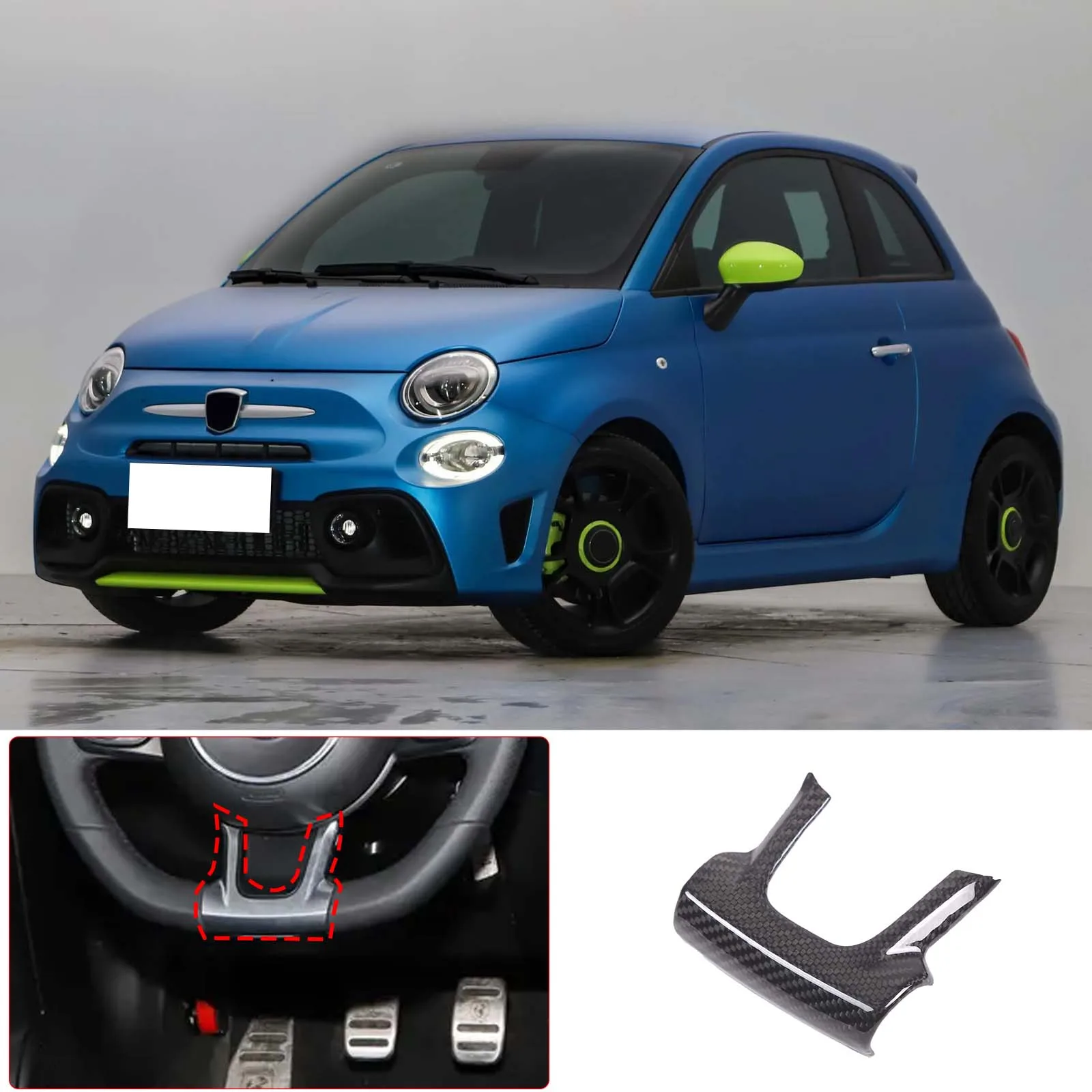 Передняя крышка основания рулевого колеса Fiat 595 2022 года, декоративная крышка рулевого колеса, декоративная наклейка, настоящее углеродное волокно, 1 шт.
Передняя крышка основания рулевого колеса Fiat 595 2022 года, декоративная крышка рулевого колеса, декоративная наклейка, настоящее углеродное волокно, 1 шт.