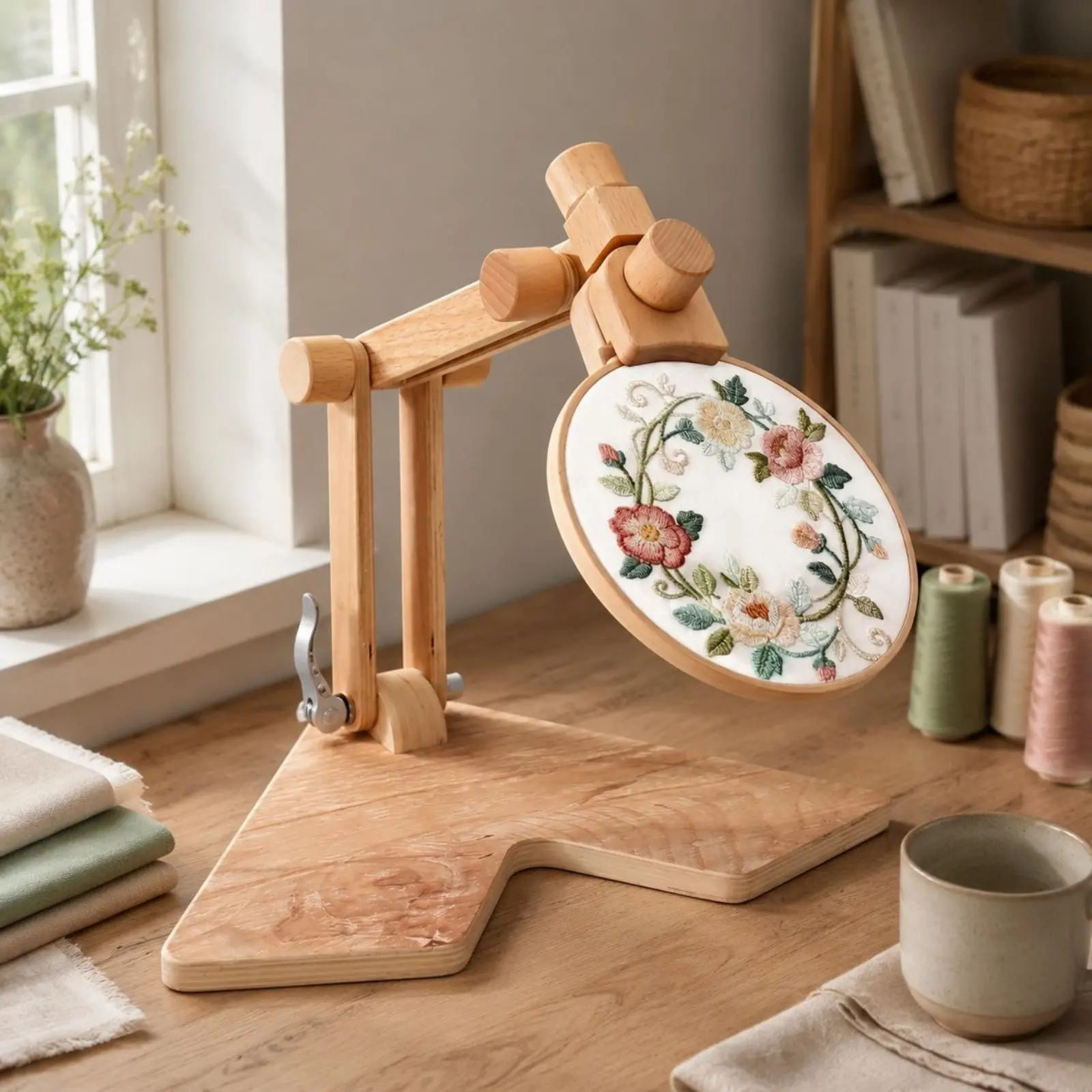 Cross Stitch Stand Desktop Adjustable Embroidery Stand Cross Stitch Hoop Holder Hands Unrestricted Craft Tool Stable Base
Cross Stitch Stand Desktop Adjustable Embroidery Stand Cross Stitch Hoop Holder Hands Unrestricted Craft Tool Stable Base