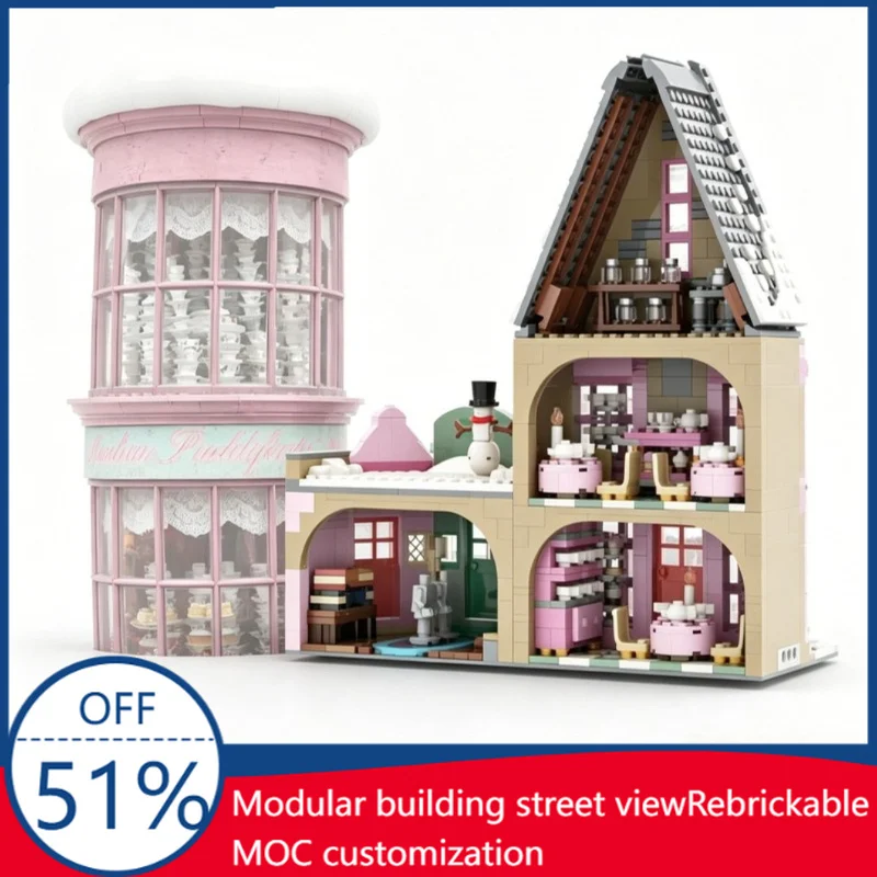 NEW 1156 PCS MOC Magic Series Madam Puddifoot's Tea Shop Building Blocks Children Assembly Educational Halloween Creative Gifts
NEW 1156 PCS MOC Magic Series Madam Puddifoot's Tea Shop Building Blocks Children Assembly Educational Halloween Creative Gifts