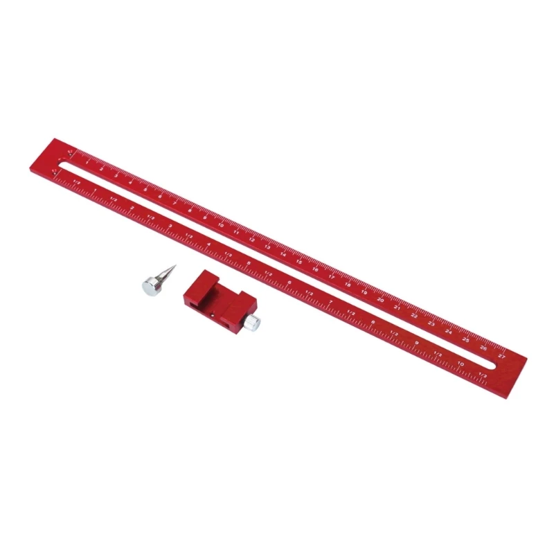 Y6GD Durability Aluminum Woodworking T Ruler Circle Maker, Essential Woodworking Scriber Tool for Carpenter and DIY Projects
Y6GD Durability Aluminum Woodworking T Ruler Circle Maker, Essential Woodworking Scriber Tool for Carpenter and DIY Projects