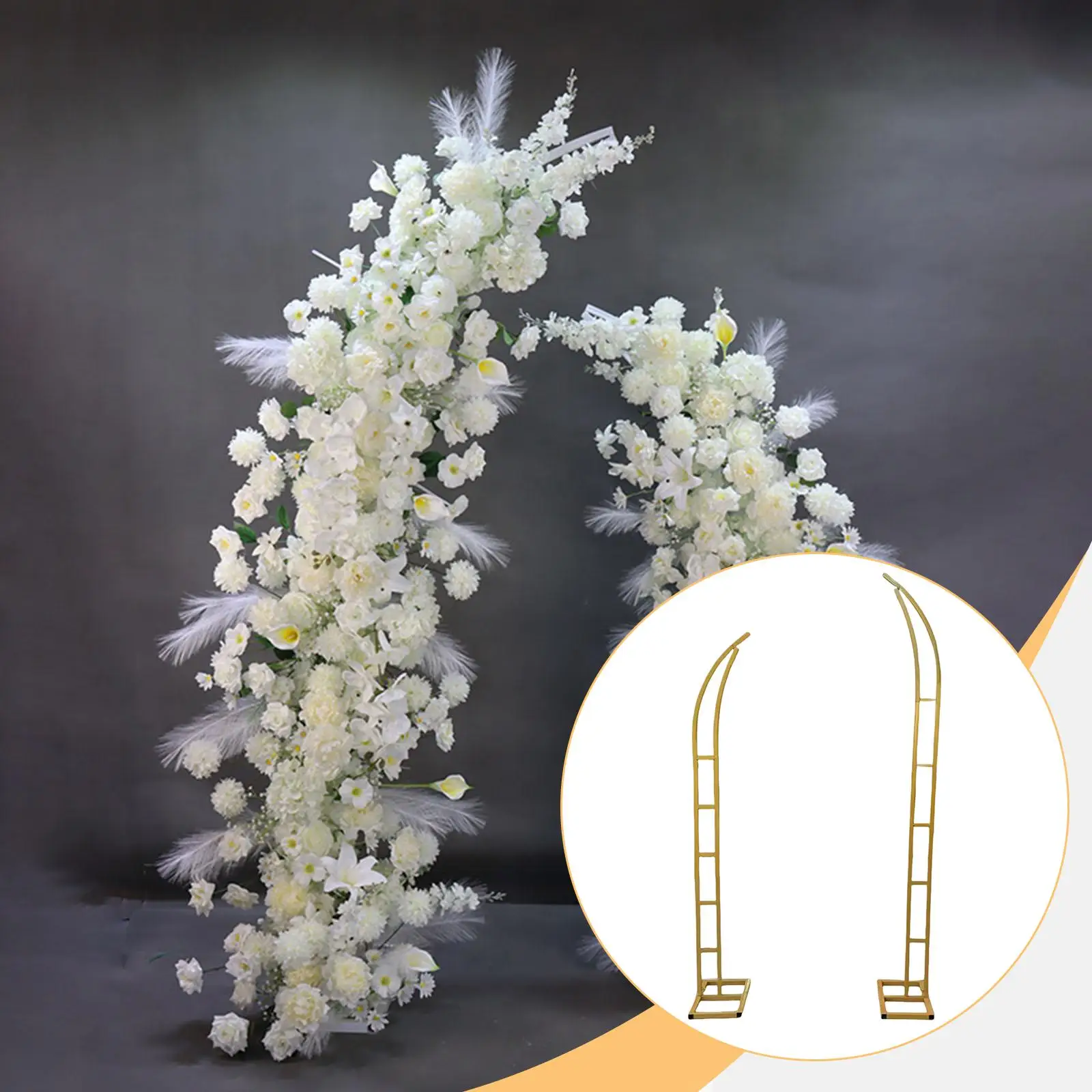 Balloon Arch Metal Stand Curved Top Frame for Bride to Be Decoration Wedding Event Ceremony Decor Holder
Balloon Arch Metal Stand Curved Top Frame for Bride to Be Decoration Wedding Event Ceremony Decor Holder