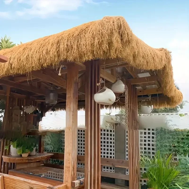 Artificial Thatch Roof Roll Plastic Easy Install Outdoor Villa Farmhouse Bar Cabin Beach Gazebo Homestay Plastic Carpet Decor
Artificial Thatch Roof Roll Plastic Easy Install Outdoor Villa Farmhouse Bar Cabin Beach Gazebo Homestay Plastic Carpet Decor
