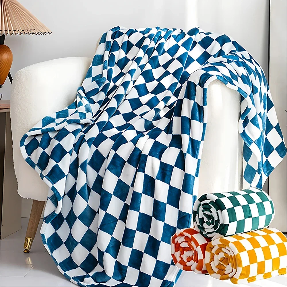 1PC Four Seasons Flannel Blanket Office Air-conditioned Room Nap Blanket Classic Plaid Sofa Quilt Thickened Fleece Blanket
1PC Four Seasons Flannel Blanket Office Air-conditioned Room Nap Blanket Classic Plaid Sofa Quilt Thickened Fleece Blanket