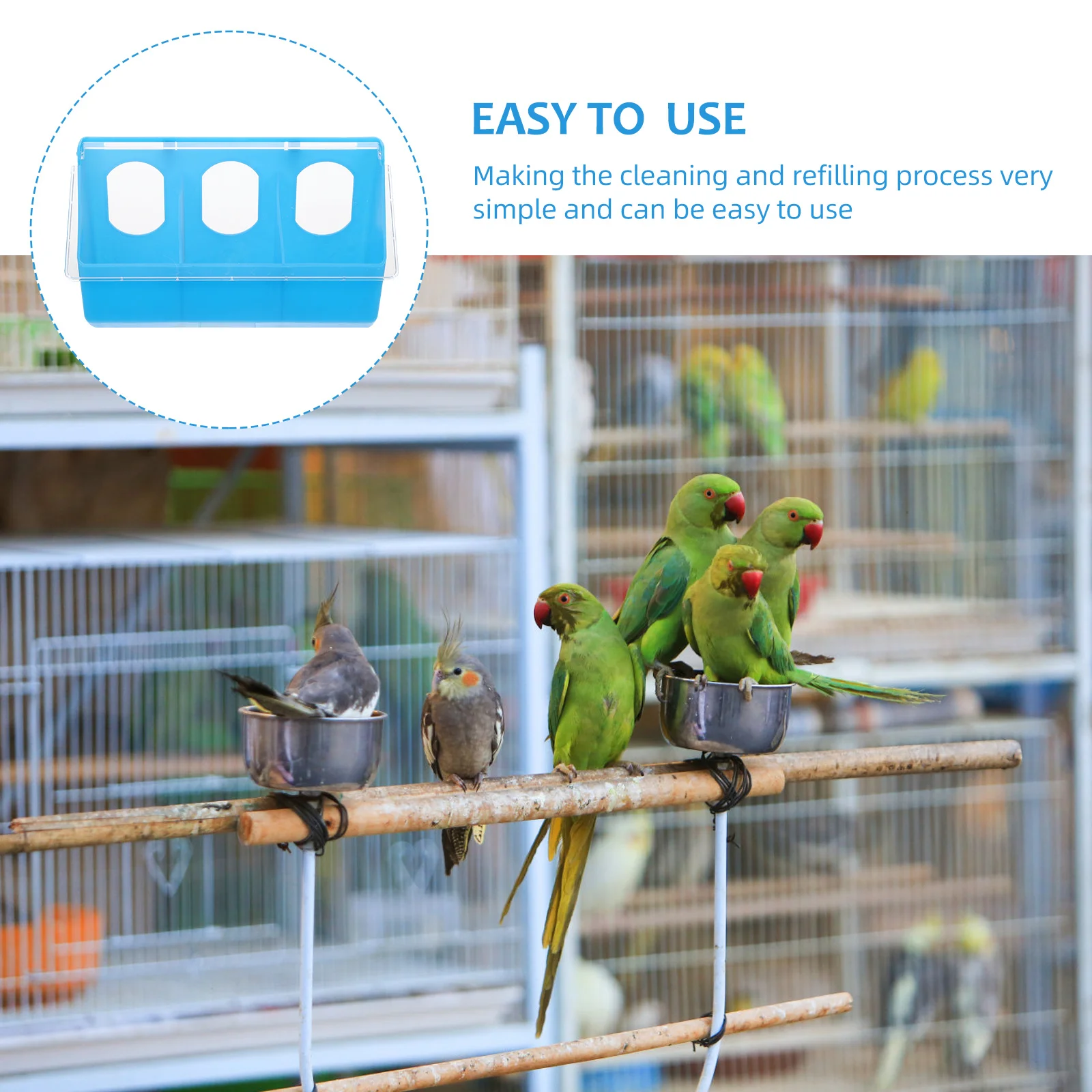 Pigeon Plastic Household Bird Feeder Multi-Function Bird Cup For Plastic Quail Feeder Cage Floor Use Random Color 
Pigeon Plastic Household Bird Feeder Multi-Function Bird Cup For Plastic Quail Feeder Cage Floor Use Random Color