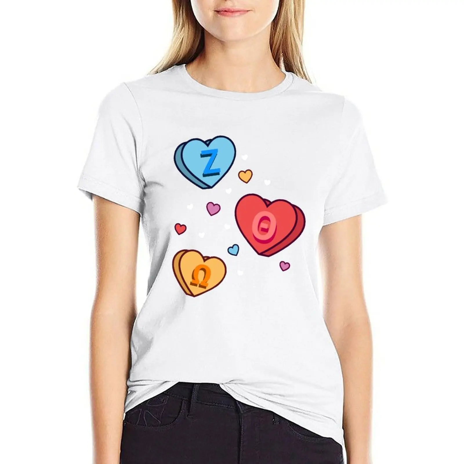ZTO Candy Hearts T-shirt animal print shirt for girls shirts graphic tees t-shirts for Women graphic tees funny
ZTO Candy Hearts T-shirt animal print shirt for girls shirts graphic tees t-shirts for Women graphic tees funny