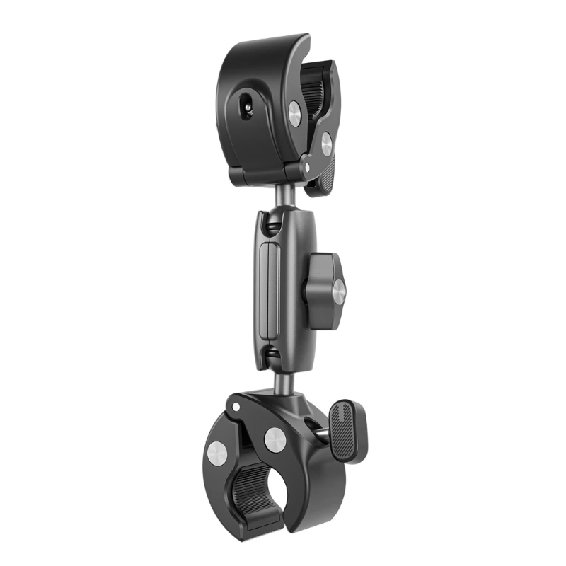 Universal Motorcycle Bicycles Mount Clamp Double Clamp Mount with 360 Degree Ballhead Mount Clip for Action Cameras
Universal Motorcycle Bicycles Mount Clamp Double Clamp Mount with 360 Degree Ballhead Mount Clip for Action Cameras