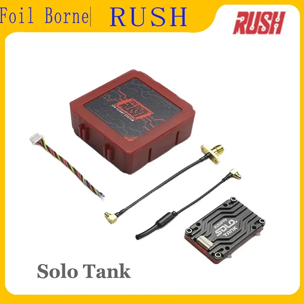 RUSH Solo Tank 5.8G VTX Video Transmitter CNC shell 1.6W High Power Built-in Microphone Heat Dissipation Structure For RC FPV
RUSH Solo Tank 5.8G VTX Video Transmitter CNC shell 1.6W High Power Built-in Microphone Heat Dissipation Structure For RC FPV