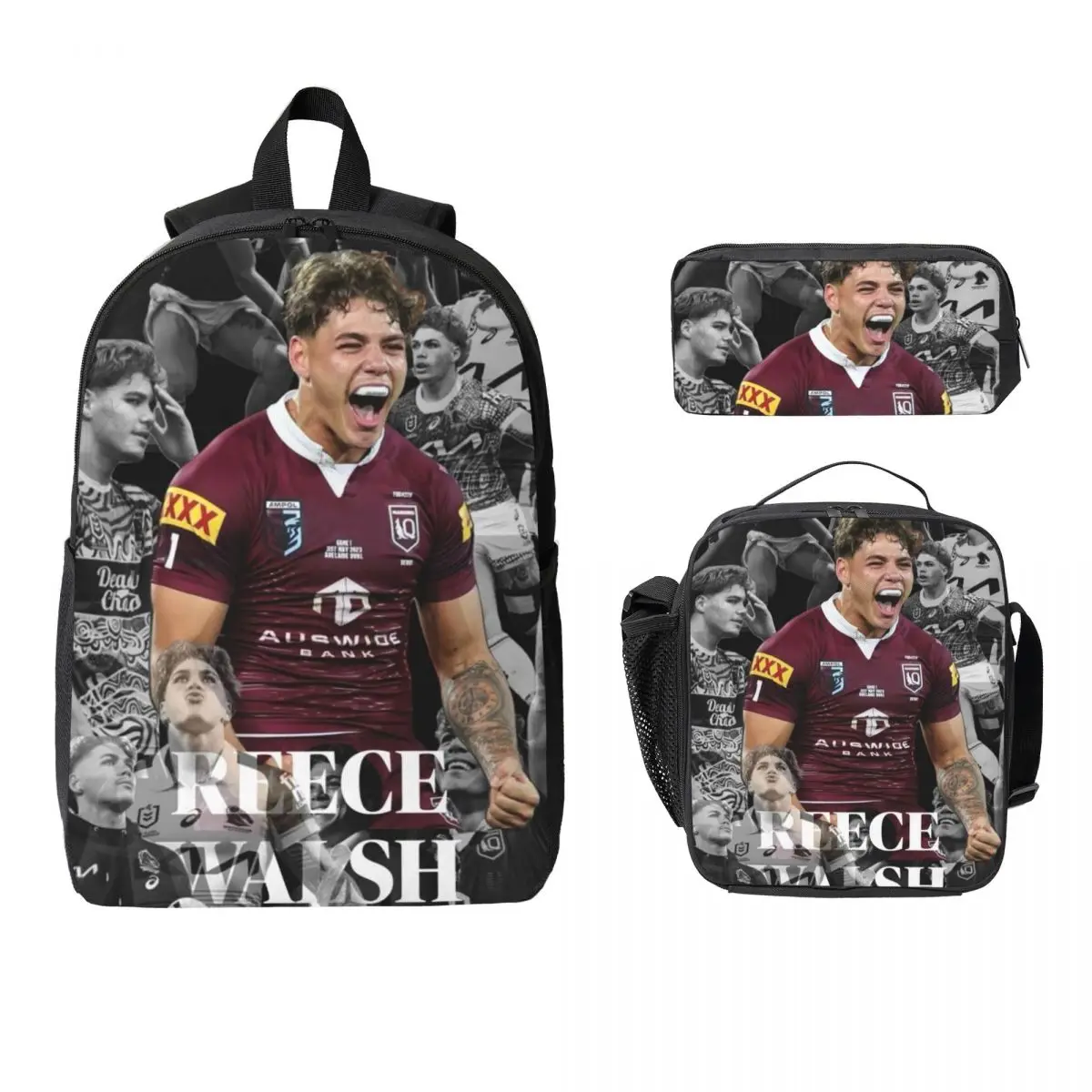 Reece Walsh Nrl Hot Collage Photos Backpack BookBag School Bag Computer Shoulder Bags 3ps Insulated Lunch Bag Pencil Case
Reece Walsh Nrl Hot Collage Photos Backpack BookBag School Bag Computer Shoulder Bags 3ps Insulated Lunch Bag Pencil Case