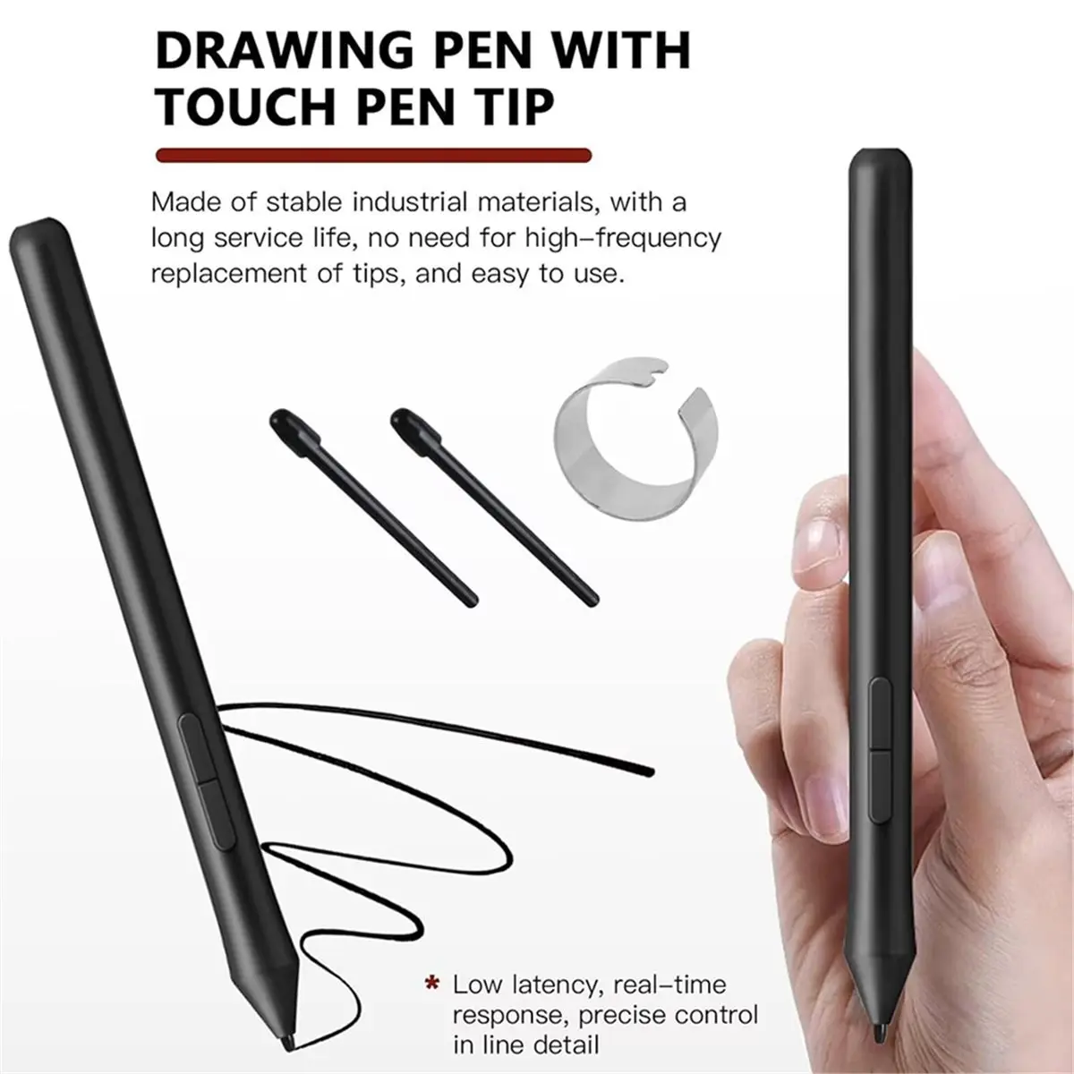 2026 New Tool For Intuos Pro Compatible 12pcs Fine Nibs Replacement Kit with Tool