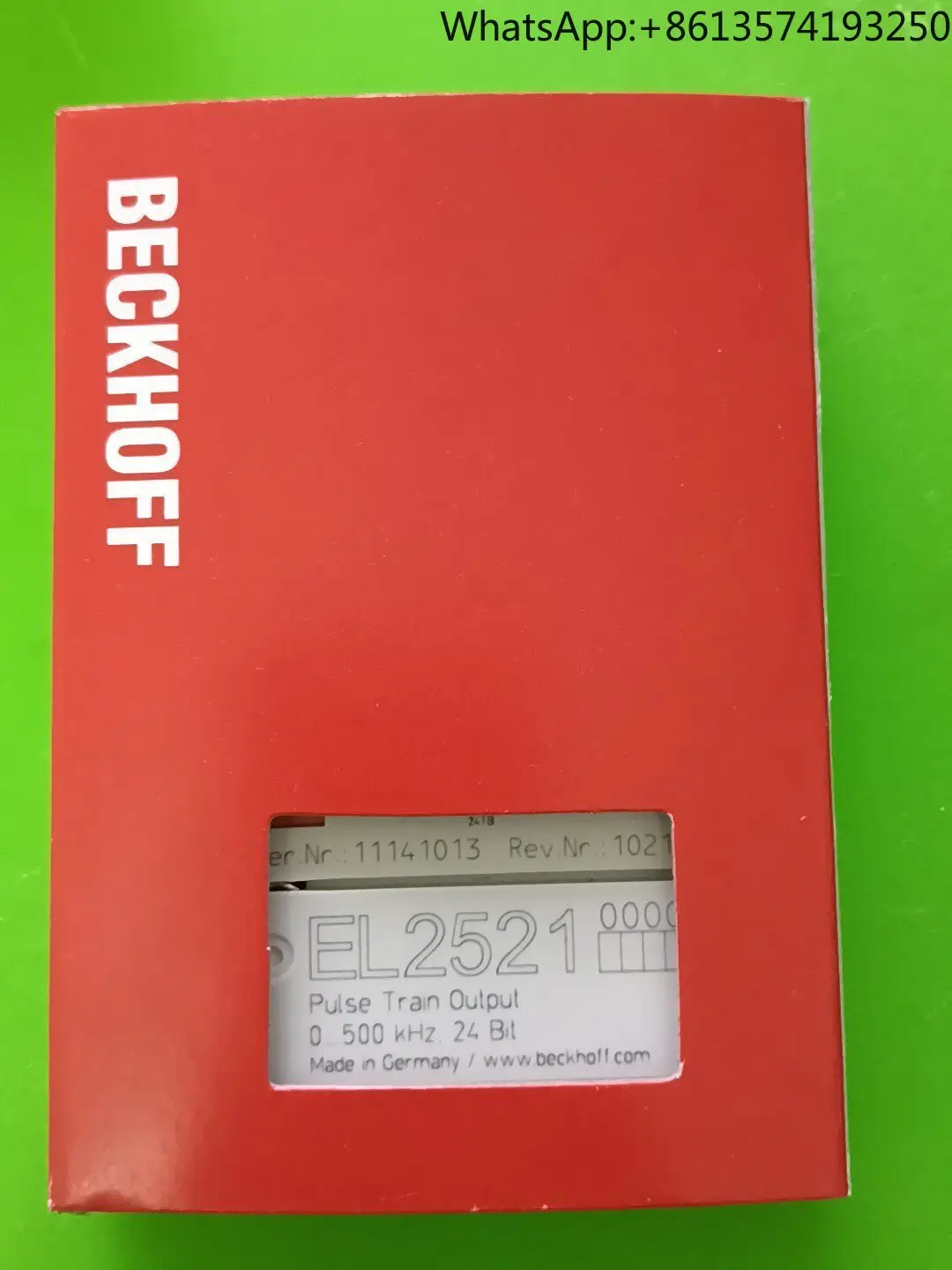 Beckhoff module EL2521 brand new original genuine spot
Beckhoff module EL2521 brand new original genuine spot