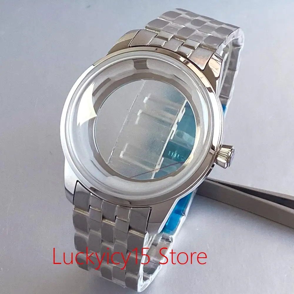 Корпус часов из нержавеющей стали 40 мм, браслет, ремешок для механизмов NH34, NH35, NH36, NH37, NH38, NH39, NH70, NH72, минеральное стекло, запчасти для часов
Корпус часов из нержавеющей стали 40 мм, браслет, ремешок для механизмов NH34, NH35, NH36, NH37, NH38, NH39, NH70, NH72, минеральное стекло, запчасти для часов