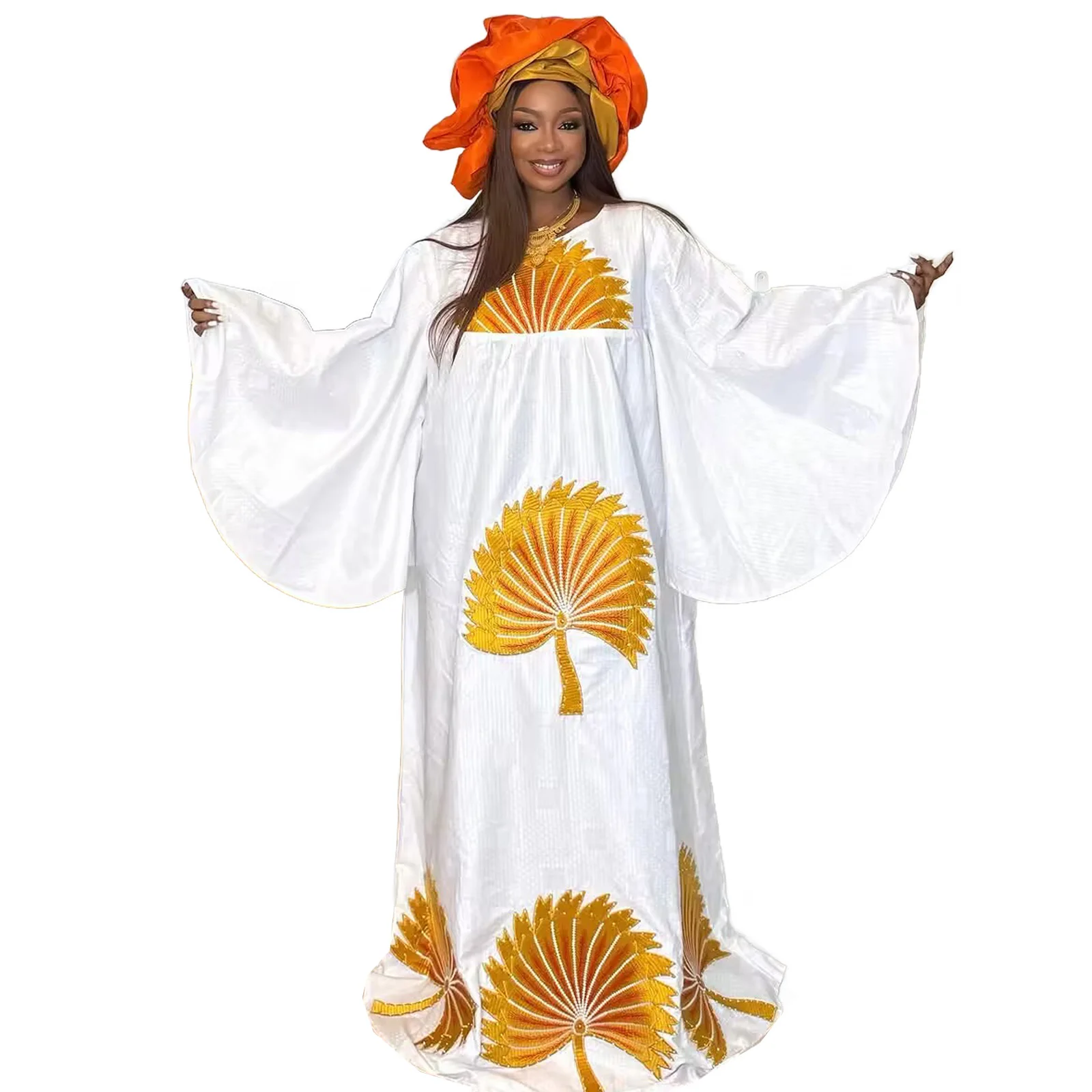 African Dresses For Women Luxury Boubou Material Rich Embroidery Design
African Dresses For Women Luxury Boubou Material Rich Embroidery Design
