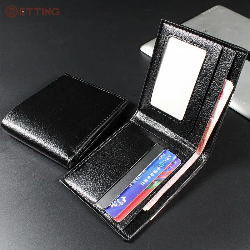 New Hot Sale Men's Wallet PU Leather Short Two-fold Wallet Business Multi-card Slim Money Credit ID Cards Holder Purses
New Hot Sale Men's Wallet PU Leather Short Two-fold Wallet Business Multi-card Slim Money Credit ID Cards Holder Purses