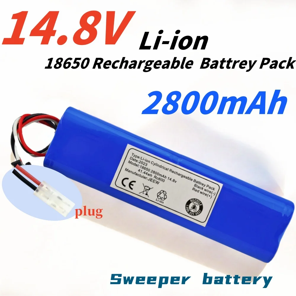 4S1P 14.8V 2800mAh Lithium-ion Battery Pack 18650 Suitable for Sweeping Robot Battery replace
4S1P 14.8V 2800mAh Lithium-ion Battery Pack 18650 Suitable for Sweeping Robot Battery replace